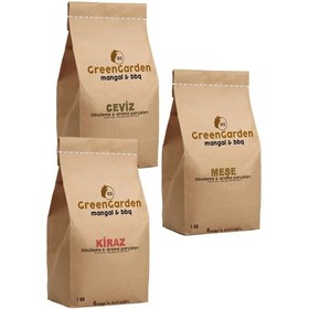 Resim Füme Aroma Odun Parçaları - Mangal Barbekü Tütsüleme 3'Lü Set 