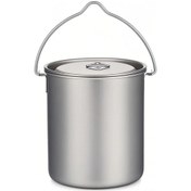 Resim Ximistore9 Titanyum Tencere 750ml - Dayanıklı, Hafif, Çadır Kampı Ve Ev Kullanıma Uygun, Çelik Askılı Kastrili Çok Renkli 