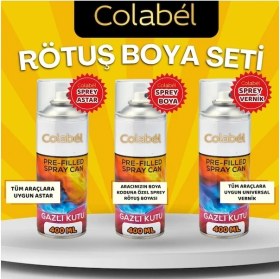 Resim Colabel Tesla Kod: Pmmr 400ML Sprey Rötuş Boya + Vernik 