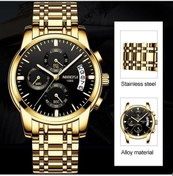 Resim Besthome1 Nıbosı 2353 Erkekler Spor Kuvars Saati, 3 Gözlü 6 İğneli, Gümüş Mavi Çelik Renkli Çok Renkli 