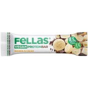 Resim Fellas vegan protein bar - muzlu ve kakaolu 
