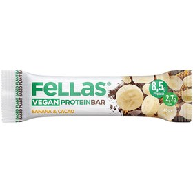 Resim Fellas vegan protein bar - muzlu ve kakaolu 