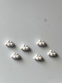 Resim Bernami Mum Pinterest Dekoratif 6'lı Mini Bulut Buzdolabı Magneti Diğer 