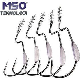 Resim MSO Olta Balıkçılık Yüksek Karbonlu Ağırlıklı Silikon İğne 