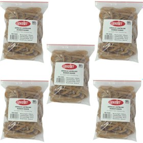Resim Ekoset 100X5Mm Geniş Kauçuk Paket Ambalaj Lastiği 500 Adet 