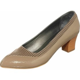 Resim Costo Shoes 43 Numara KDR1207 Vizon Rugan Büyük Numara Kadın Ayakkabısı Rahat Geniş Kalıp Kadın Ayakkabısı Özel Seri 
