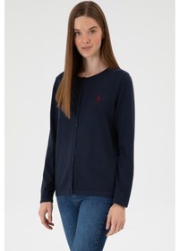 Resim U.s. Polo Assn. Kadın Lacivert Hırka Triko 50313624-vr033 Lacivert 