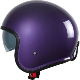 Resim Yohe Motosiklet Kaskı 880-SHINY-TITANIUM-PURPLE 