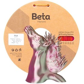 Resim Beta Filament Beta PLA-Mystic Silk Filament Gold Green Fuchsia 