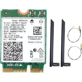 Resim Moveevo 9560ngw İç Kurulu Çift Frekanslı Kablosuz Ağ Kartı Çift Antenli 