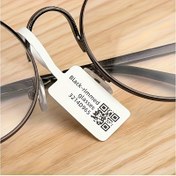 Resim 1 Rulo Beyaz Takı Fiyat Etiketi - Phomemo M110, M120, M220 ile Uyumlu, 100 Yaprak/Ruloda, 70x30mm, Dayanıklı Şeffaf Kenar Tasarım, Kolyeler ve Perdahlara Uygun, Profesyonel Görünüm, Pürüzsüz Yüzey 