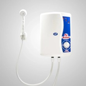 Resim Artemis 7500 Watt 3 Kademeli Elektrikli Şofben Hızlı Su Isıtma Özellikli Beyaz Renk 4lt/dk 
