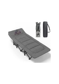 Resim Efsane Kamp Konfor Ultralight Kampet Portatif Kamp Yatağı Gri 