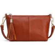 Resim Xindoker Şık Ve Rahat, İnce Kumaştan Yapılmış Tek Renk Tasarım Kahverengi 