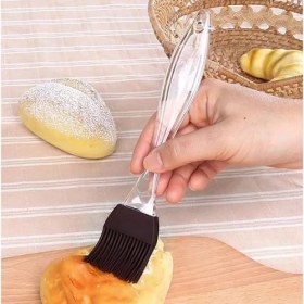 Resim Lidyada Maison Silikon Yumurta Fırçası, 5 Farklı Renk Seçeneği (Siyah) 