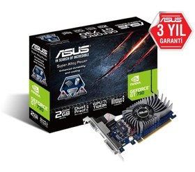 Resim ASUS GEFORCE GT730-SL-2GD5-BRK 2GB DDR5 64BIT 1XVGA 1XHDMI 1XDVI EKRAN KARTI 