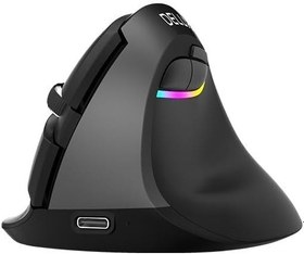 Resim Delux M618 Mini Bluetooth 4.0+ 2.4G Ergonomik Şarjlı Sessiz RGB Mouse 