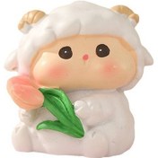 Resim Kuzu'nun İyi Mini Süleri, Sevimli Arabası, Laleler 1 Adet 