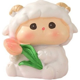 Resim Kuzu'nun İyi Mini Süleri, Sevimli Arabası, Laleler 1 Adet 