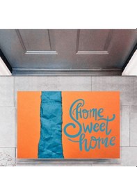 Resim Kapı Önü Paspası Dekoratif Dijital Baskı Home Sweet Home P-2328 