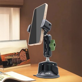 Resim Go Des GD-HD362 360 Derece Dönebilen Vakumlu Tasarım Araç İçi Telefon Tutucu - Siyah 
