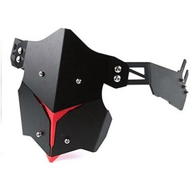 Resim GOGOPREMIUM Yamaha Mt07 - Mt09 Uyumlu Arka Çamurluk Sıyırıcı Kırmızı Kırmızı 