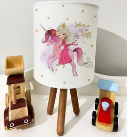 Resim dekomingo PEMBE ATLI KIZ DESENLİ BEBEK VE ÇOCUK ODASI 