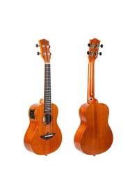 Resim Aklot 24" Concert Boy Maun Ağacı Elektro Ukulele-Kılıf 