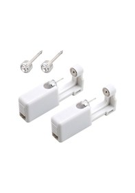 Resim Geeroyoo Kendin Yap Kulak Delme Seti - Hijyenik, Pratik Ve Güvenli 2 Delici + 2 Küpe 