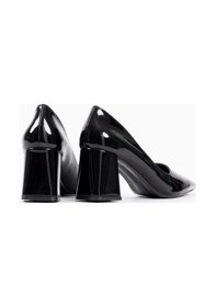 Resim Etiler Collection Valeria Siyah Rugan Kadın Topuklu Ayakkabı Siyah Rugan 