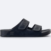 Resim Avva Erkek Siyah Çift Bantlı Hafif Rahat Taban Sandalet Terlik A41Y8301 