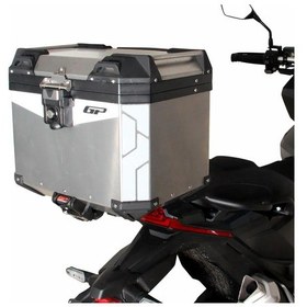 Resim Universal 37 Lt Alüminyum Motosiklet Çantası Gri - Gp Kompozit Gri 