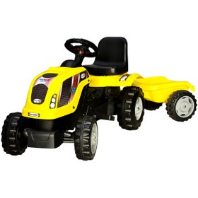 Resim Micromax RÖMORKLU PEDALLI TRAKTÖR SARI 