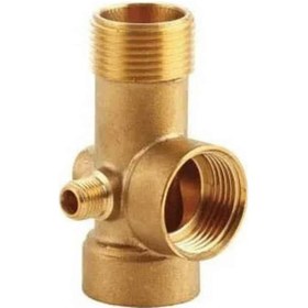 Resim 1'' Beşyollu 90 Mm Hidrofor Bağlantı Parçası - Sarı Pirinç Malzeme 