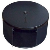Resim Paslanmaz Çelik Mini Jumbo Tuvalet Wc Kağıdı Aparatı Siyah 