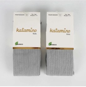 Resim Melonika Beyza Kız Bambu Külotlu 1-5 Yaş Gri Çok Renkli 