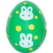 Resim Hfambition Mor Pvc Hava Dolu Paskalya Yumurtası - Bahçe Dekorasyonu Oyuncağı, Hava Alma Kolay, Dayanıklı Dış Mekan Süsleme 