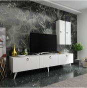 Resim Myniture Home & Living Festival Tv Ünitesi Q3819-1 Beyaz 