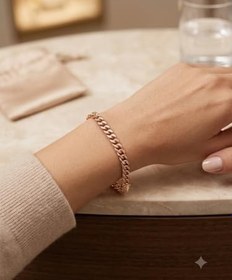 Resim Xuping Rose Gold Kadın Paslanmaz Çelik Bileklik 