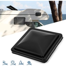 Resim Enigmatic 14 Inç x 14 Inç Pencere Havalandırma Havalandırma Kapağı Rv Çatı Havalandırma Kapağı Için (Yurt Dışından) 