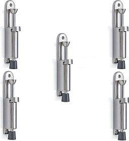 Resim 5 Adet Kapıya Monte Basmalı Yaylı Kapı Stoperi Tampon Kapı Tutucu İnox 