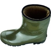 Resim Doğan Yeşil Içi Yünlü Kaymaz Taban Kar Yağmur Çizmesi 