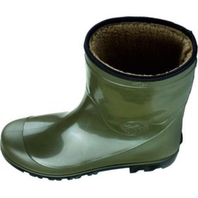 Resim Doğan Yeşil Içi Yünlü Kaymaz Taban Kar Yağmur Çizmesi 