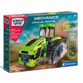 Resim Clementoni Mekanik Laboratuvarı Crawler Traktör 