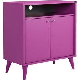 Resim Adoremobilya London Çok Amaçlı Dolap - Mor 