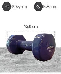 Resim Proforce Vdb Dışı Vinil Kaplı İçi Çelik Döküm Ağırlık Dambıl 5 KG - Tek Adet 