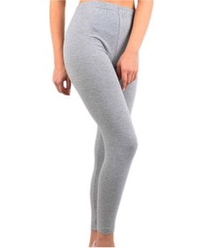 Resim Kadın 4005 Düz Desensiz Yüksek Bel Dizaltı Kapri Tayt Beyaz 