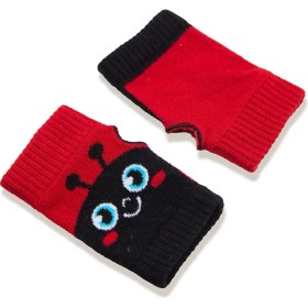 Resim Denokids Uğurböceği Kız Çocuk Eldiven 