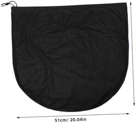 Resim Hemobllo 2 Adet Siyah Helmet Bag Ev ve Seyahat için Toz Geçirmez Motor Çantası Çanta Elektrikli Scooter ve Kaskları İçin Güvenli Taşıma Çantası 