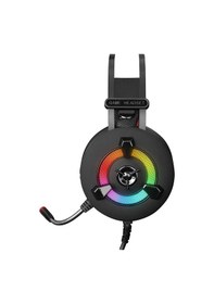 Resim Rampage Miracle-X2 Plus 7.1 Surround RGB Kulak Üstü Oyuncu Kulaklığı 